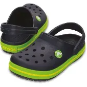 Crocs Crocband Clog K Navy/Volt Green Größe EU 23-24 Normal