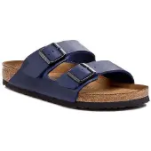 Birkenstock Arizona BS Herren Pantolette blau normale Weite Weichbettung - Größe: 46