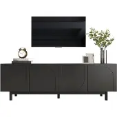 OEM Schwarz TV-Couch mit verstellbaren Platten, lichtgewicht, TV-Stand