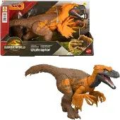 Mattel Actionfigur "Jurassic World, Rebirth, Wild Roar, Utahraptor", bunt, Spielfiguren, KinderB:30cm, Kunststoff, Actionfigur, B:30cm