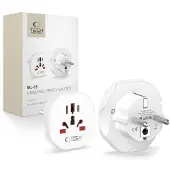 Tech-Protect Universal-Reiseadapter Aus Der Eu, Weiss