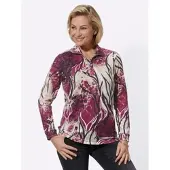 Witt Weiden Winter-Shirt in malve-beige-bedruckt | Gr.: 38