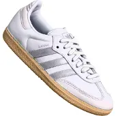 Adidas Originals Sneaker ORIGINALS "SAMBA OG", Damen, Gr. 40, cloud weiß, silber metallic, grau one, Leder, Schuhe Sneaker, Topseller