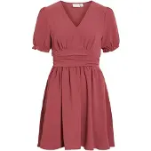 Vila Virella Kurzärmeliges Minikleid