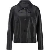 Peter Hahn Lederjacke schwarz, 38