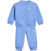 Adidas Trainingsanzug ORIGINALS "CREW JOG SET", Kinder, Gr. 86, blau (blau fusion), Obermaterial: 70% Baumwolle, 30% Polyester, Sportanzüge Trainingsanzug, für Babys, mit 2 Teilen, aus Baumwolle