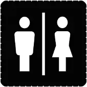 ABB Busch-Jaeger 2145/41-19 Eislicht-Piktogrammtoilette - 2CKA001714A0315