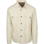 Scotch & soda Hemdjacke Cotton Linen Ecru