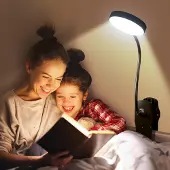 One Eine Fire Lampe, Leselampe, 25 LED-Modi, wiederaufladbar