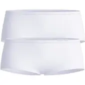 Calida Slip "Slip Sleek Skin Hipster Slip 2P 2er Pack", Damen, Gr. 44-46, weiß, Obermaterial: 73% Polyamid PA. 27% Elasthan EL., Unterhosen Slip