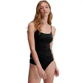 Calida Unterhemd "Unterhemd Sleek Skin Spaghetti Top 2P 2er Pack", Damen, Gr. 48-50, N-Gr, schwarz, Obermaterial: 73% Polyamid PA. 27% Elasthan EL., Unterhemden Unterhemd
