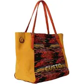 Custo Barcelona Handtasche Damen Patchwork Multicolor Gelb Blau Yellow UNICA C261-2030L-v03-GIALLO