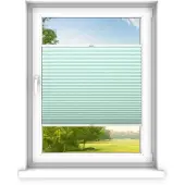 Time4blinds - Plissee Rollo, Faltrollo, Sichtschutz, Minze, 90x160cm