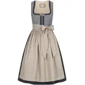 Nübler Dirndl midi Leni in Blau | Gr.: 42