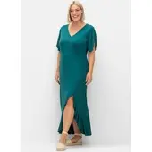Sheego Jerseykleid in petrol | Gr.: 54