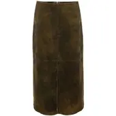 Almsach Lederrock "Lederrock SK-102", Damen, Gr. 40, braun, Obermaterial: 100% Lederfaserstoff LEAFIBTEX., Röcke Lederrock