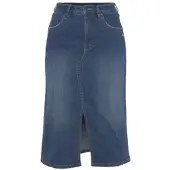 Kangaroos Jeansrock in Midilänge mit Schlitz