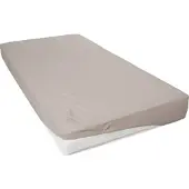 PRIMERA Spannbettlaken "Cozy Cotton Spannbetttuch", beige (kiesel), B:100cm L:200cm, Biber, Obermaterial: 100% Baumwolle, Bettlaken, Spannbettlaken, in hochwertiger Qualität