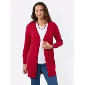 Witt Weiden Long-Strickjacke in rot | Gr.: 48
