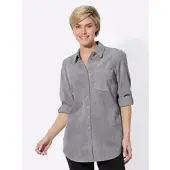 Witt Weiden Longbluse in steingrau | Gr.: 50