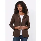 Witt Weiden Shirtjacke in schoko | Gr.: 40