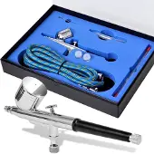 vidaXL Airbrush-Set 0,2 / 0,3 / 0,5 mm Düsen