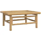 vidaXL Gartentisch 65x55x30 cm Bambus