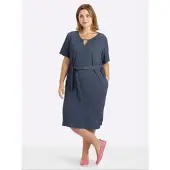 Sheego Kleid in rauchblau | Gr.: 50