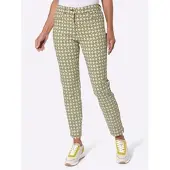 Witt Weiden Bengalinhose in sand-limone-bedruckt | Gr.: 44