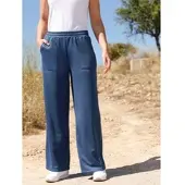 Catamaran Trainingshose , Damen, Gr. 48/50, Normalgrößen, grau (graphit), 100% Polyester, unifarben, lang, Hosen Trainingshose