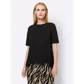 HEINE Shirt in schwarz | Gr.: 50