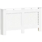 vidaXL Heizkörperabdeckung Weiß 152x19x81,5 cm MDF