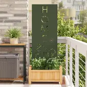 Syfax Garten Sichtschutz-Leinwand Olivgrün 50 x 140 cm