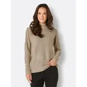 CREATION L PREMIUM creation L Merino-Kaschmir-Pullover in beige | Gr.: 48