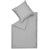 Schöner Wohnen Kollektion SCHÖNER WOHNEN-Kollektion Ganzjahresbettwäsche PURE 2.0 Dunkelgrau 2er Set (155x220 + 80x80)