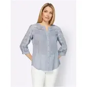 HEINE Bluse in hellblau | Gr.: 38