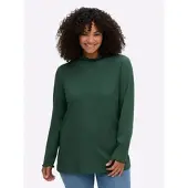 Sheego Shirtrolli in moos | Gr.: 56/58