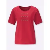 Sieh an! Kurzarm-Shirt in rot | Gr.: 44
