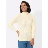 Casual Looks WITT WEIDEN Langarm-Pullover in champagner | Gr.: 50