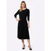 Sieh an! Strickkleid in schwarz | Gr.: 42