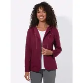 Witt Weiden Shirtjacke in bordeaux | Gr.: 54