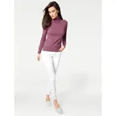 Linea Tesini By Heine Heine Rollkragen-Pullover in mauve | Gr.: 46