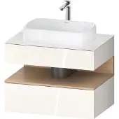 Duravit Waschtischunterschrank Qatego 80x55x60cm, E na/we g, Pl, 1 Schubkast.