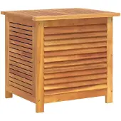 vidaXL Gartenbox mit Lüftungsschlitzen 60x50x56 cm Massivholz Akazie