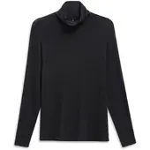 Bugatti Sweatshirt "weich & elastisch", Damen, Gr. XS, schwarz (290, schwarz), 95% Modal, 5% Elasthan, unifarben, normal, normaler Saum, Sweatshirts Sweatshirt, in einem Modal-Mix