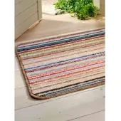 Witt Teppich "Vielzweckmatte Vielzweckmatte 2 Stück", bunt (bunt, gestreift), B:60cm Ø:0cm, Teppiche, Teppich