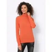 Linea Tesini By Heine Heine Rollkragen-Pullover in orange | Gr.: 38