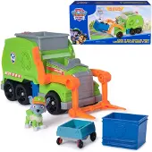 Paw Patrol Recycling-Müllwagen Crush 'N' Roll Rocky mit Öko-Figur