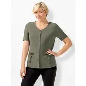Witt Weiden Shirtjacke in khaki | Gr.: 54
