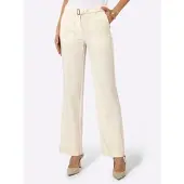 Création L Woll-Polyester-Hose in champagner | Gr.: 40